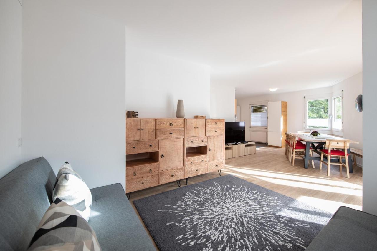 Agrimonia - 5,5-Zi Duplex Wohnung Bis 9 Personen Mit Eigenem Garten Davos Zewnętrze zdjęcie