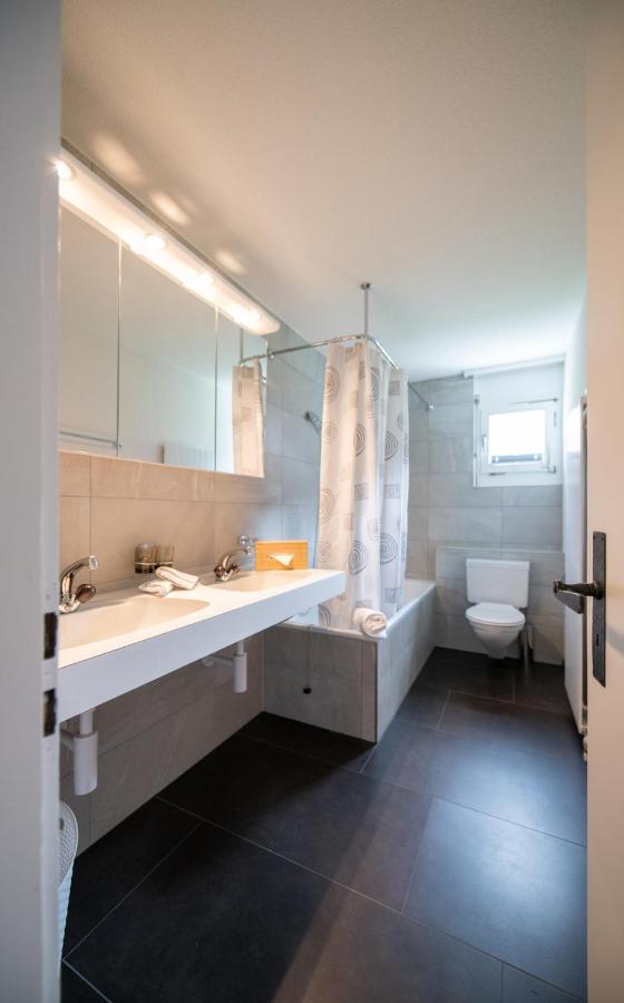 Agrimonia - 5,5-Zi Duplex Wohnung Bis 9 Personen Mit Eigenem Garten Davos Zewnętrze zdjęcie