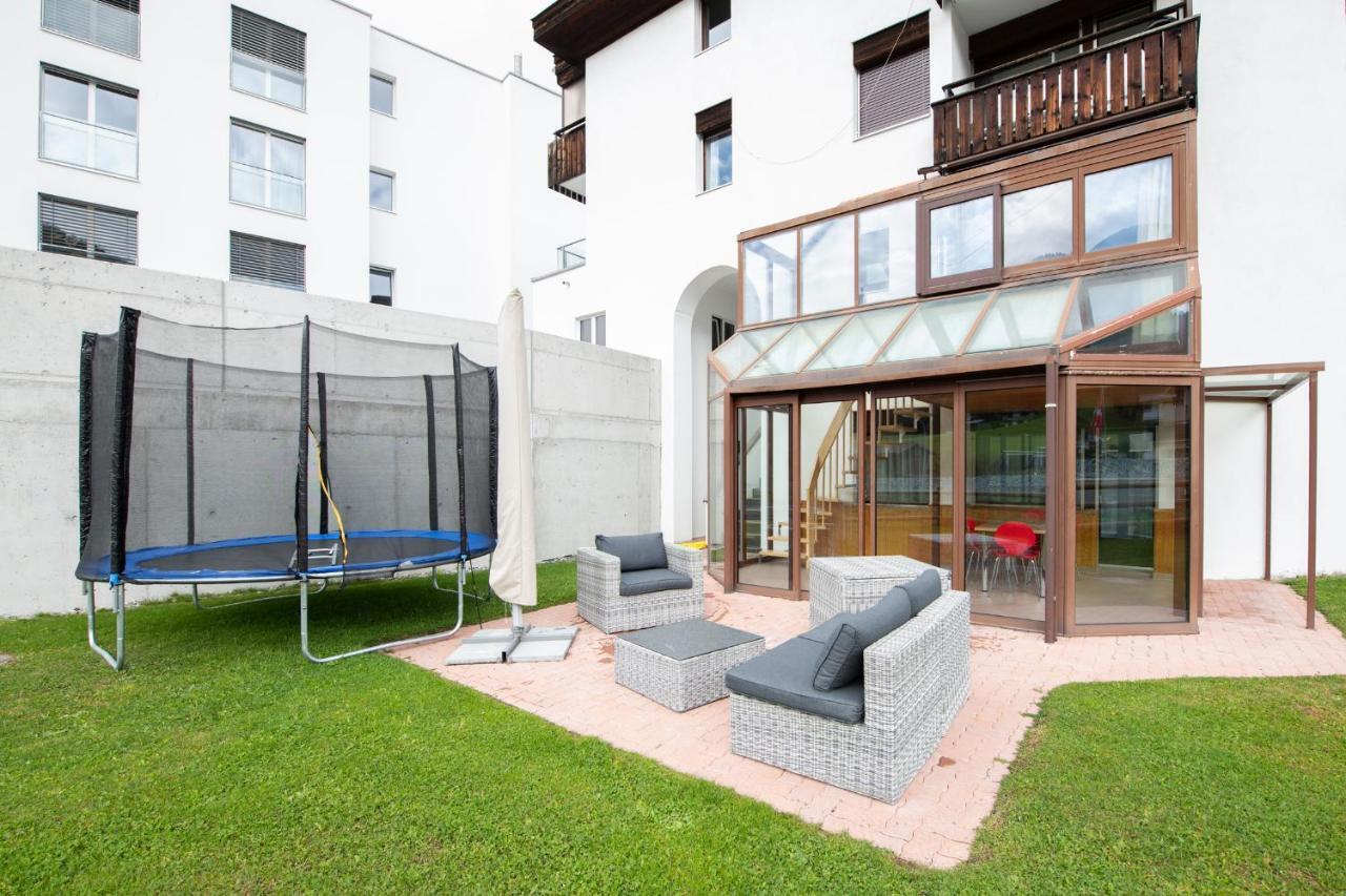 Agrimonia - 5,5-Zi Duplex Wohnung Bis 9 Personen Mit Eigenem Garten Davos Zewnętrze zdjęcie